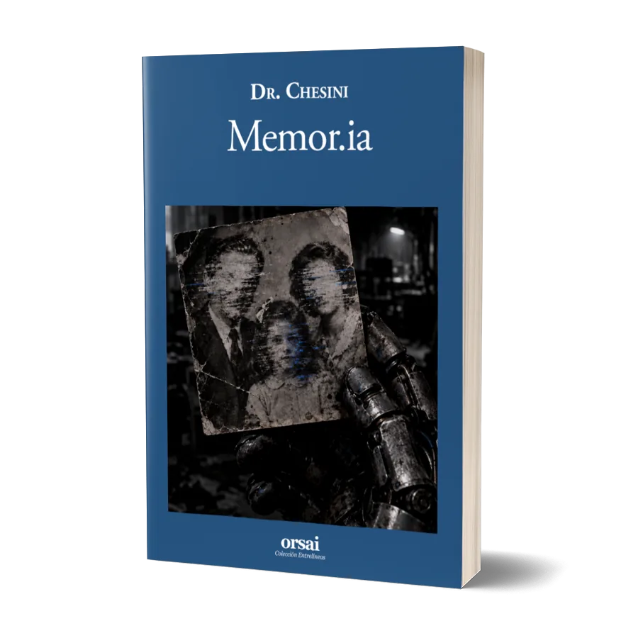Tapa de preventa de Memor.ia, de Dr. Chesini (Editorial Orsai)